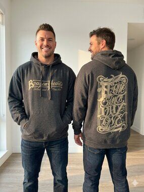 Brazen Hearts Tattoo & Fine Art Hoodie 2XL Since Day One Graphic